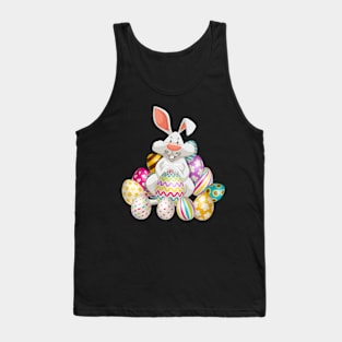 Bunny Easter eggs Tank Top